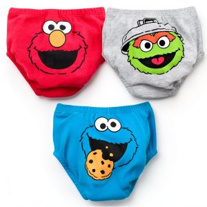 Sesame Street Baby Boys Bloomers Soft Diaper Covers 0-24-0