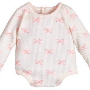 Mud Pie Baby Boys Cotton Rib Crawler Long Sleeve Playful-0
