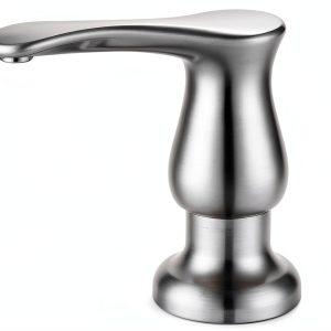 GAGALIFE Built-In Kitchen Sink Soap Dispenser with Hose Brushed Nickel-0