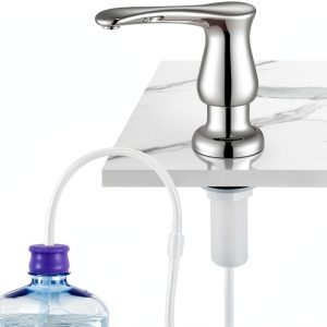 Soap Dispenser GAGALIFE Built In Sink Pump with Hose or Bottle, Chrome-0
