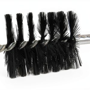 Weiler 44135 3" Single Spiral Flue Brush, .012 Steel Fill, Made in The USA-0